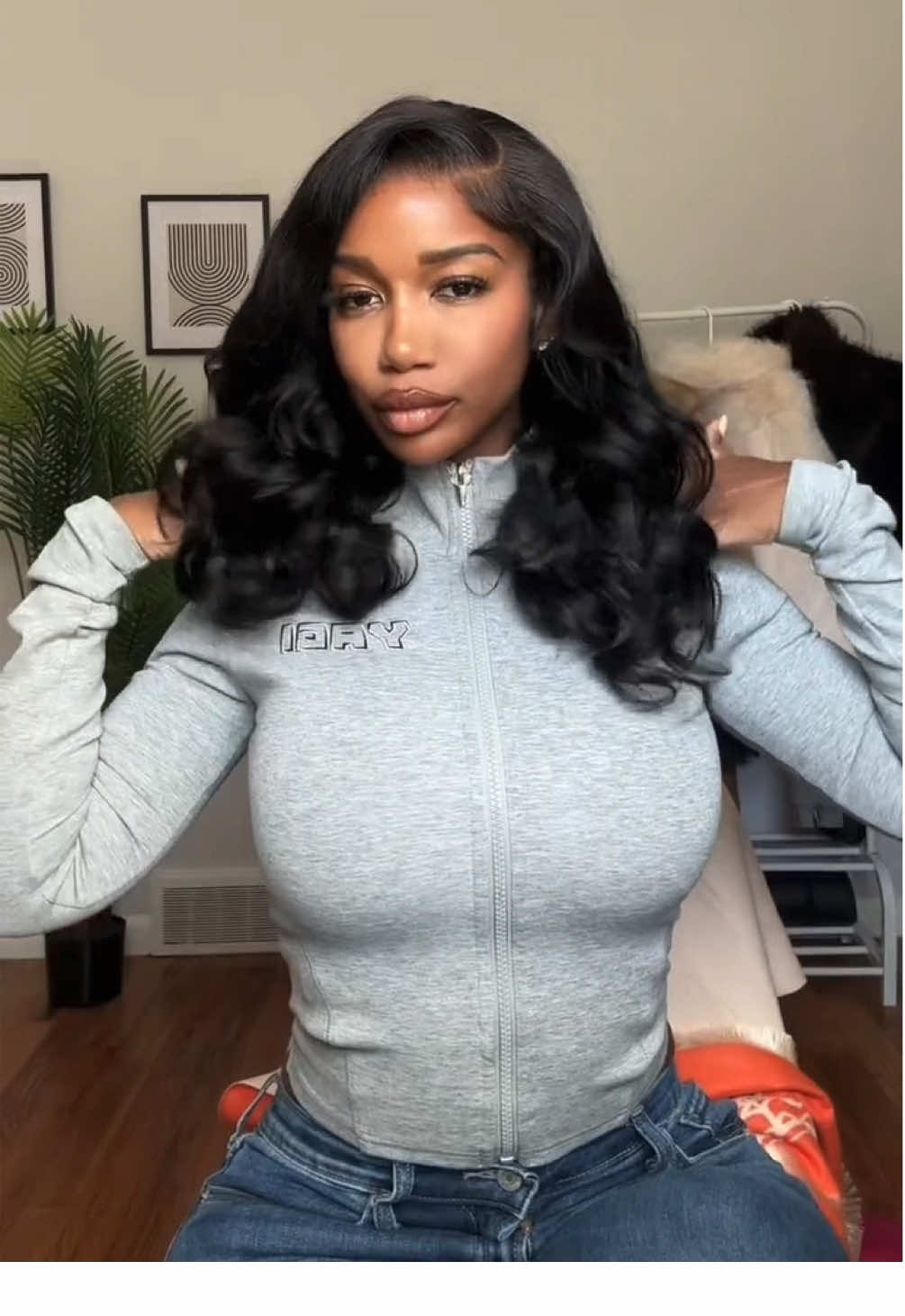 A ready to go wiggg… I didn’t have to do anything to this wig 🥰😍 @westkisswig @WestKiss Hair Store #westkisshair #wiginstall #wigtok #fyp #hair 