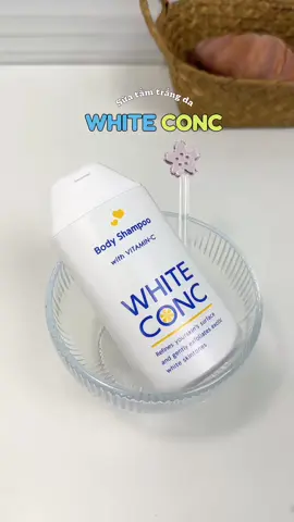 Sữa tắm hỗ trợ sáng da nè #suatamtrangda #whiteconc #suatam #bibereview 
