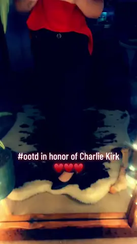 Wear red today for Charlie’s birthday!!! I have no doubt we as Christians are uniting today and you’ll see a sea of red everywhere go ♥️♥️♥️ #OOTD #wearecharliekirk #wearredforcharlie #fyp #christiantiktok 