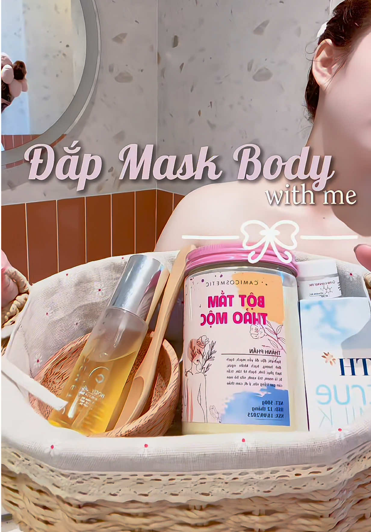 Mask Body With Me ✨🛁🧼🫧 #bottamtrangthaomoc #bodyoicami #nhacami #camicosmetic 