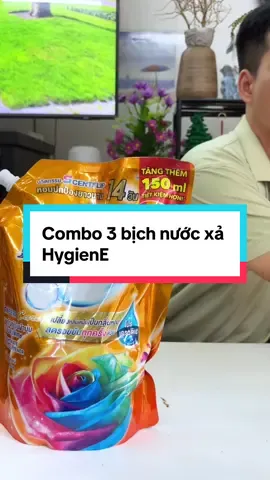 Combo 3 bịch nước xả HygienE #xuhuong #nuocxavai #nuocxavaihygiene #muataitiktok 