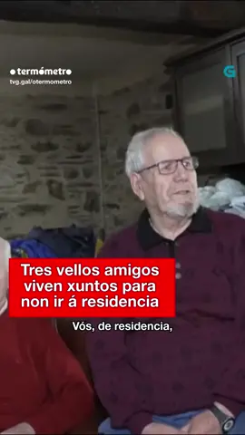 🏘 Hoxe en 'O termómetro' atopámonos con estes 3 amigos da Pontenova que viven xuntos, rexeitando as residencias para ter máis liberdade e aforrar cartos.  Podes ver a entrevista completa en tvg.gal/otermometro #Galicia #galego #TVG #AGalega #AGalegaGAL 