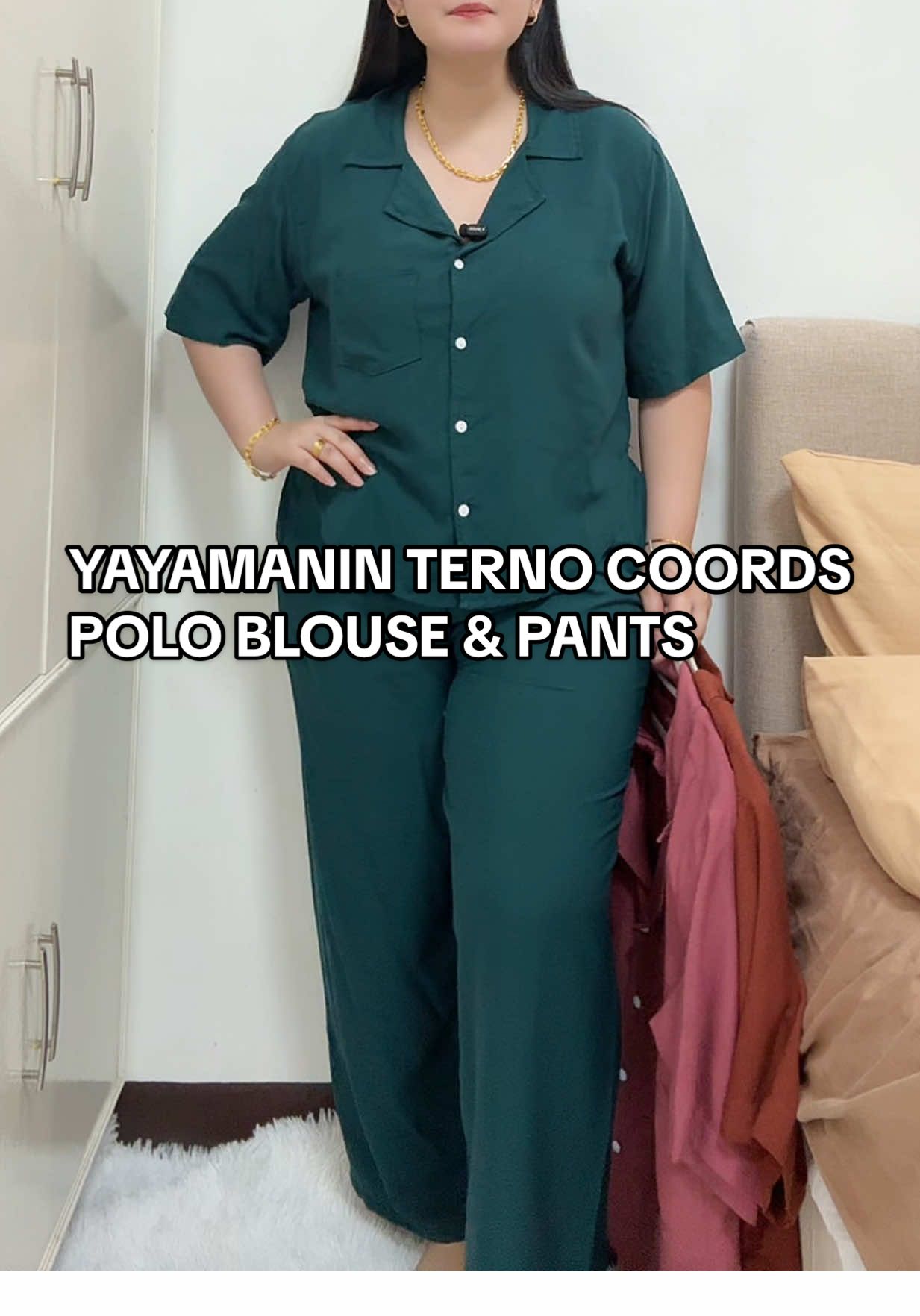 sosyalin at mall quality na terno coords pero affordable lang?! may polo blouse ka na may pants ka pa pang-rich tita outfit ang peg! | DISCLAIMER: PRICES MAY VARY AFTER THE PROMOTION ENDS #terno #coords #ternooutfit #coordinates #coordset 