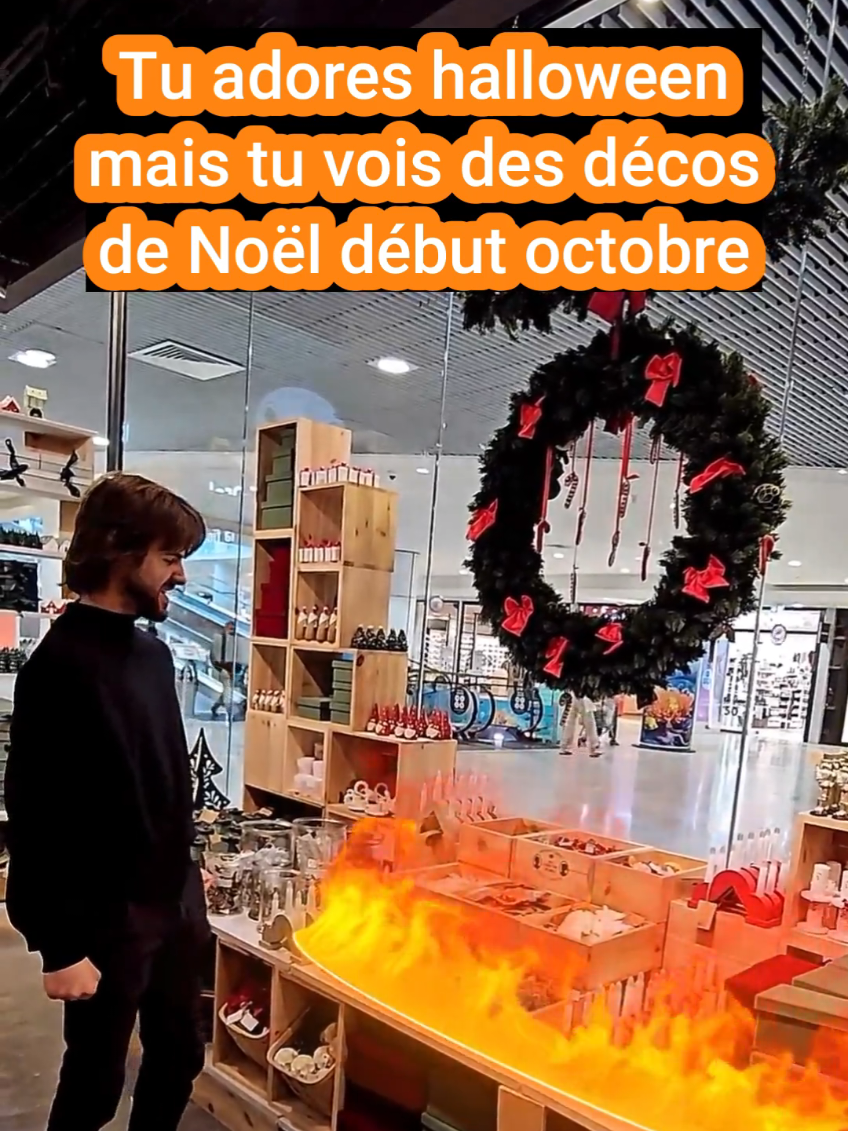 Les fan d'halloween qui détestent les décorations de Noël début octobre 😂