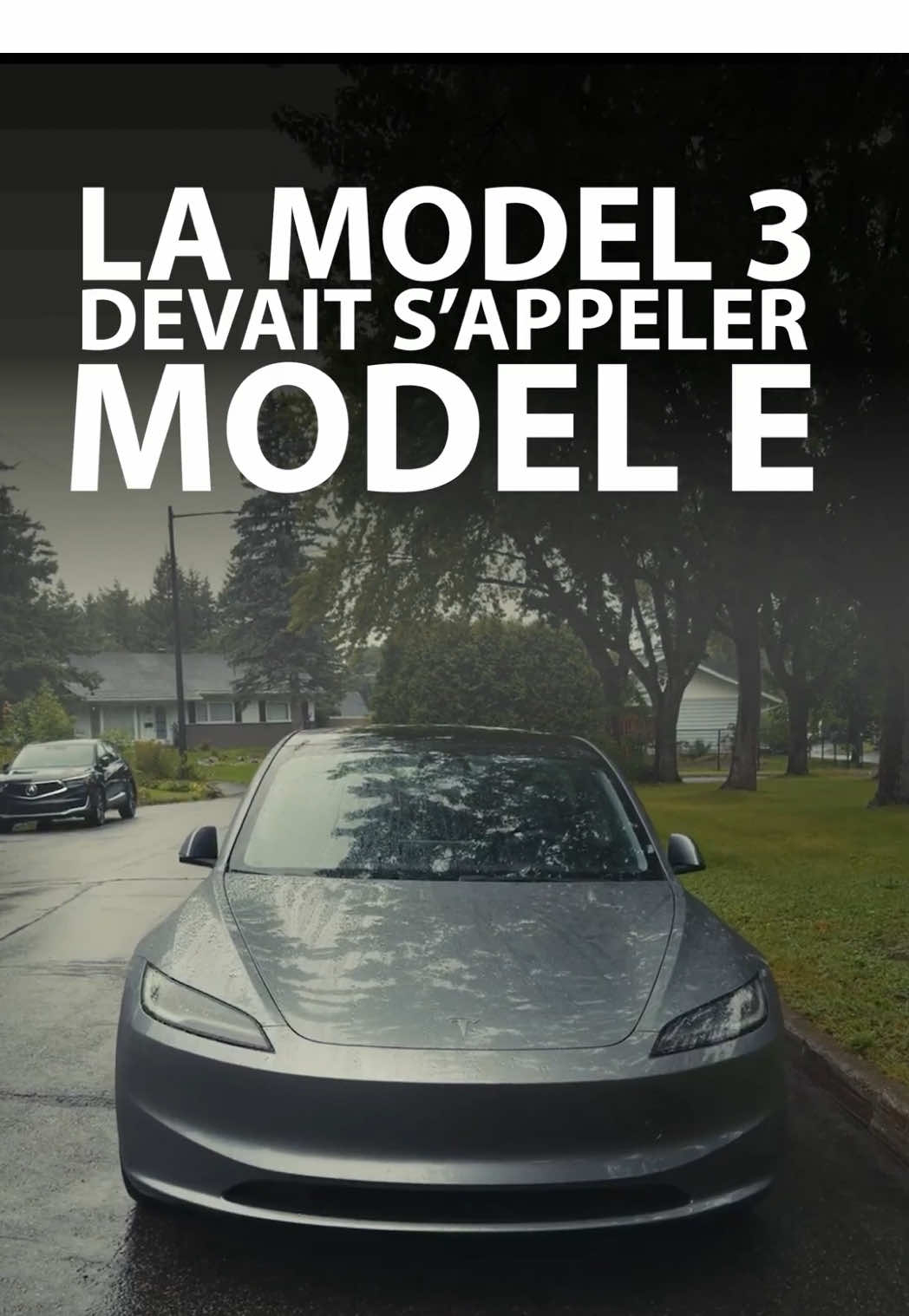 La Model 3 devait s’appeler Model E ?! #automobile #voiture #tesla #ford #mustang 