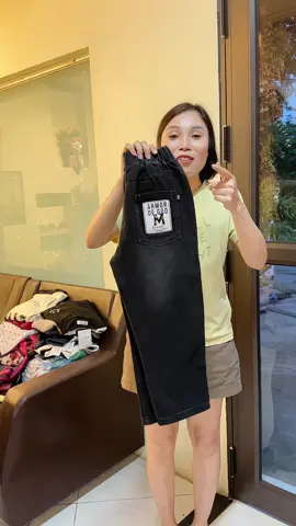 Quần jean begy màu đen trơn đẹp cho bé 