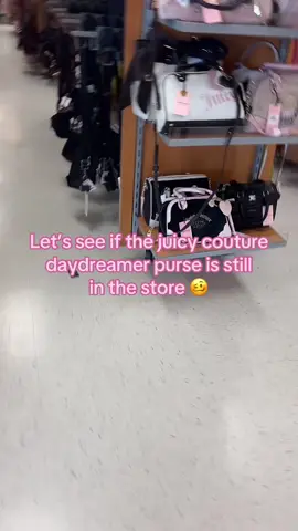 I regretted not buying the bag when I initially saw it so I came back the next day and it was still there…YES!! 🥰 #shopping #juicycouture #juicycouturefinds #daydreamer #tjmaxx 