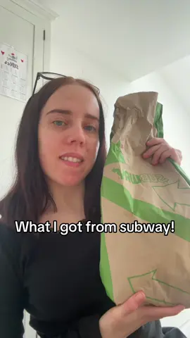 What I got from subway😍🤤