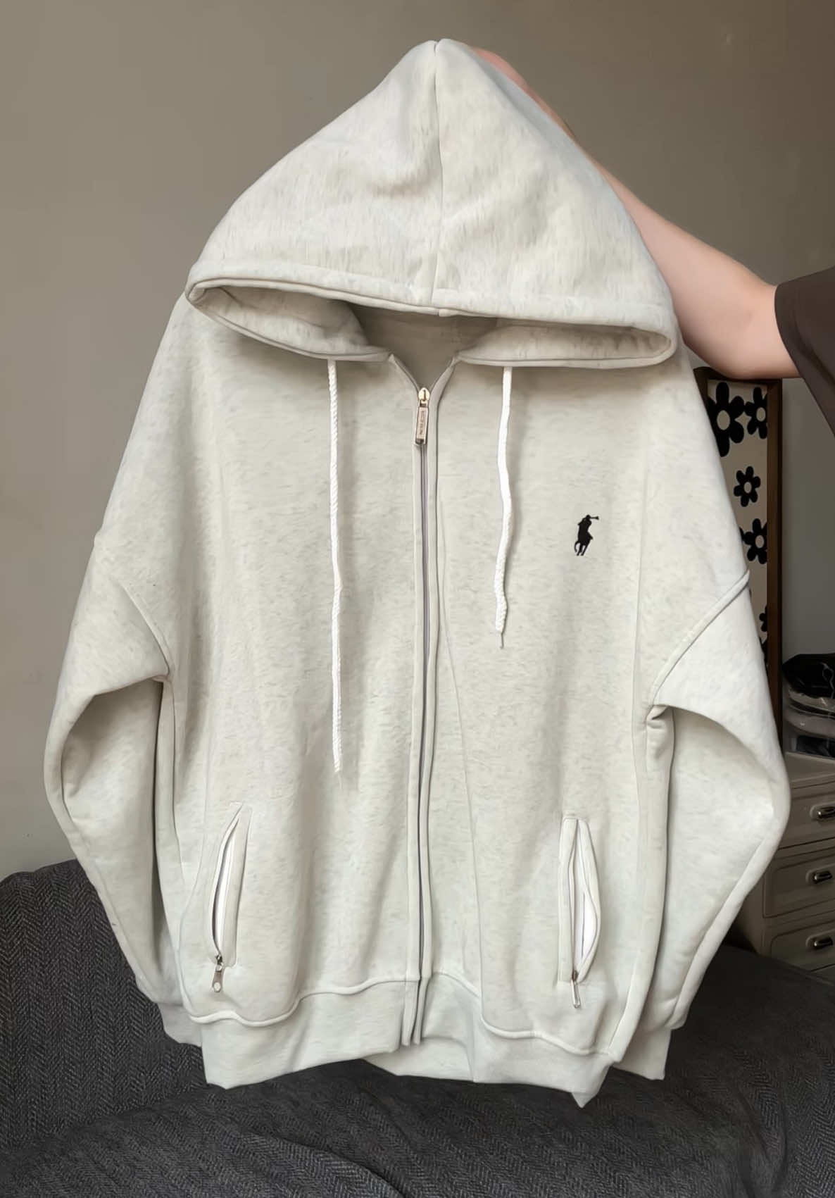 Áo Hoodie Zip Nỉ Bông From Rộng #review #xh 