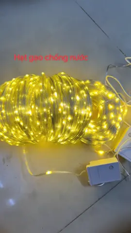 Hạt gạo chống nước ngoài trời#xuhuongtiktok #đèntrangtritrachanh #trangtricaffe #trangtrinoelgiangsinh 