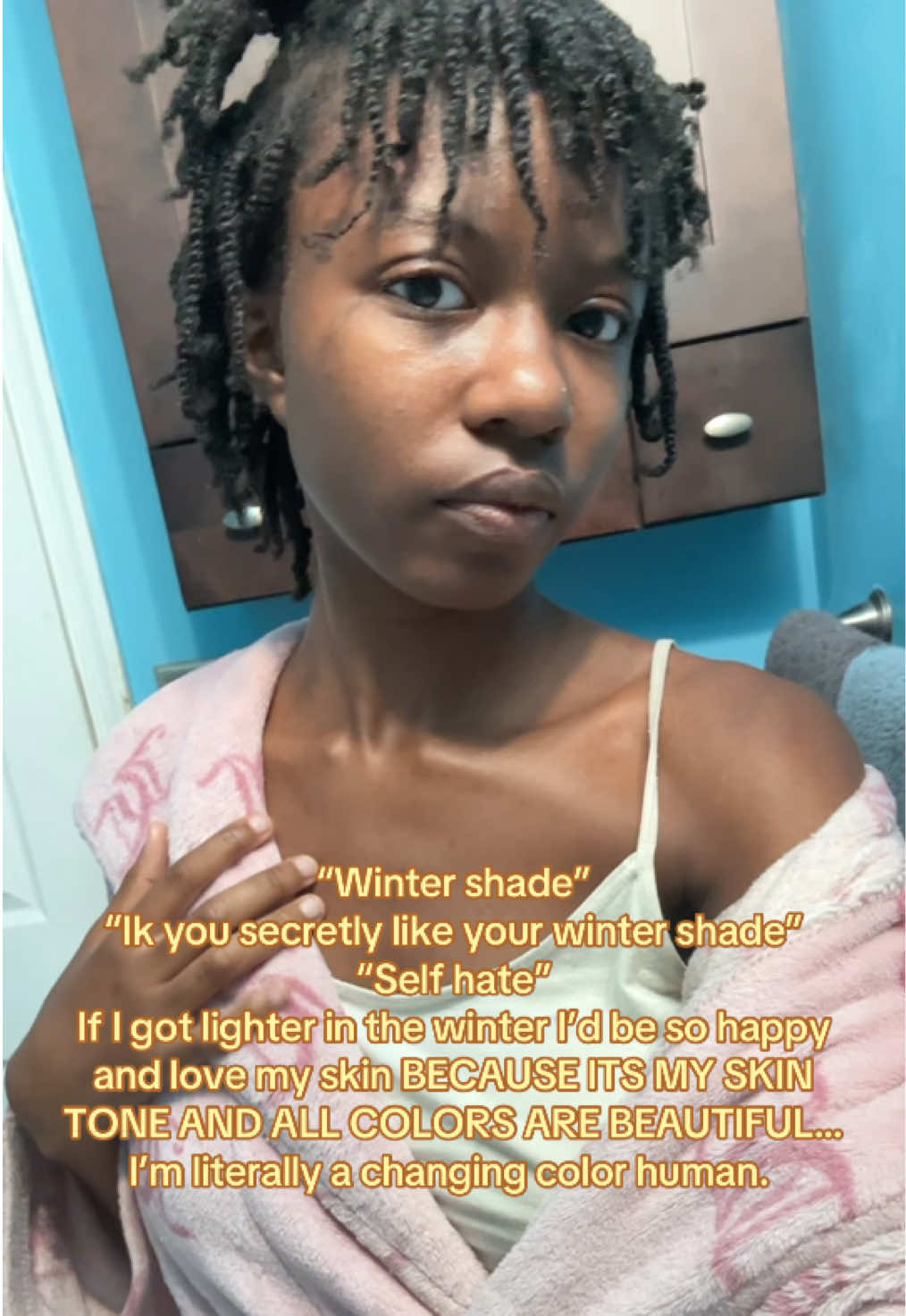 Why do you ONLY want me to like dark skin? And all the girls hating on their light skin for validation is disturbing. You’re heavily assuming self-hate, its so annoying when specifically black people do that.  #wintershade  #wintershadevssummershade  #colorism  #lightskinhate 