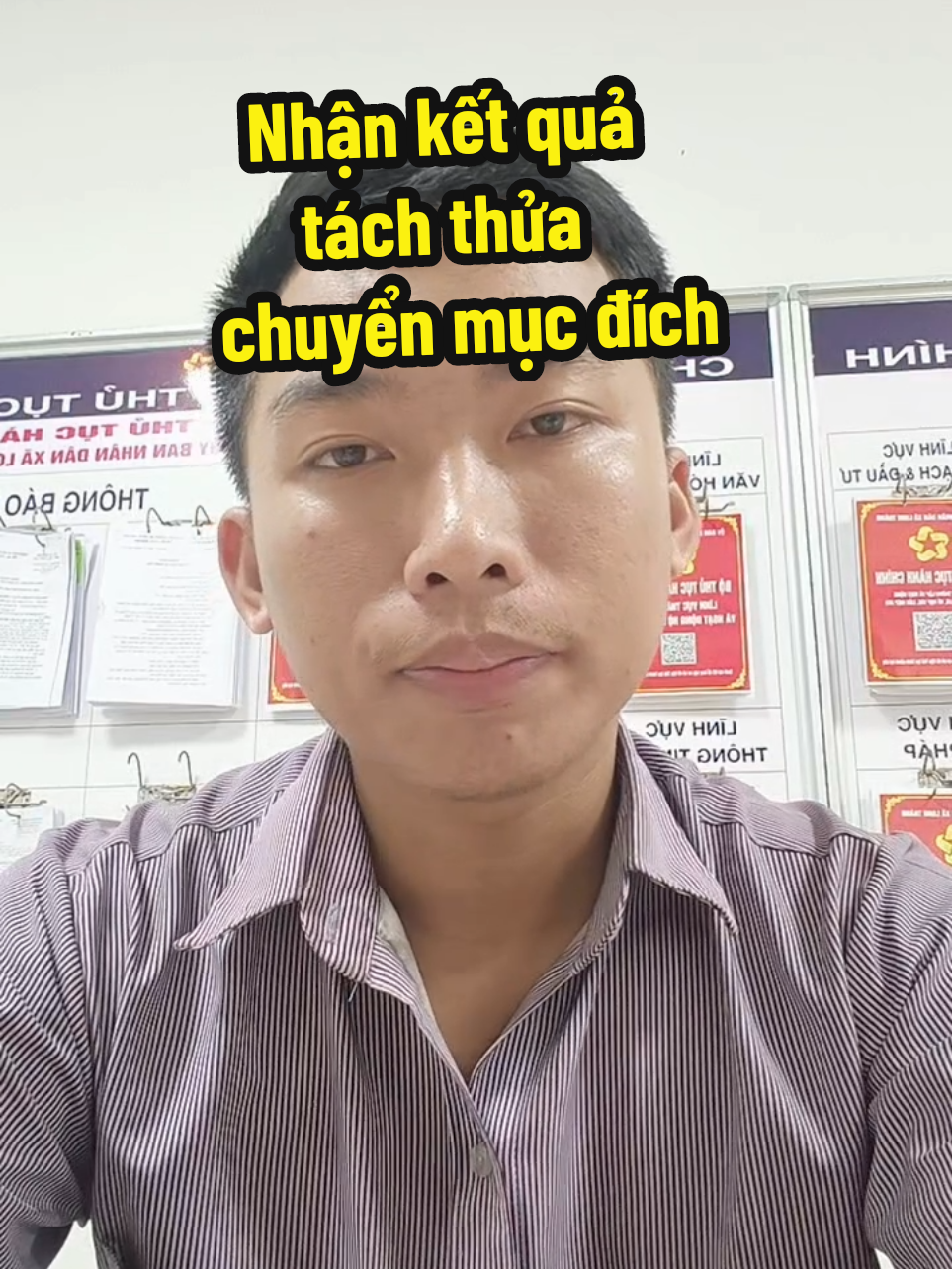 - Nhận kết quả chuyển mục đích và tách thửa. #datdai  #thutuchanhchinh  #tuvanphaply 