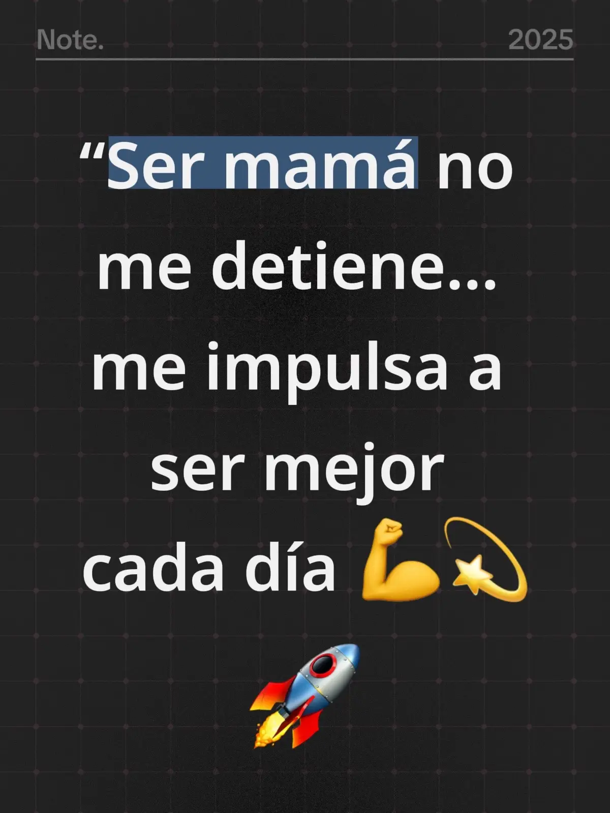 “Ser mamá no me detiene… me impulsa a ser mejor cada día 💪💫 #MamáFuerte #MotivaciónDiaria” #momlife #energiapositiva #proposito 