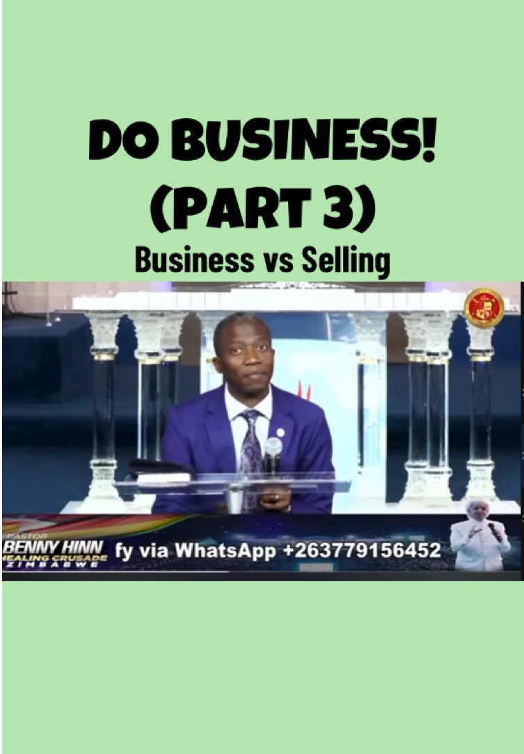 Doing Business(Part3) doing business vs selling - Apostle Tavonga Vutabwashe #apostletavongavutabwashe #fyp #business #selling #viral 