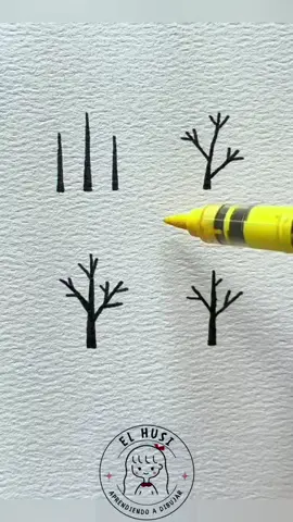 Ideas para dibujar unos árbolitos 🎄🌳🌷🌹#foryoupage❤️❤️ #viral #dibujo #drawing #tips 