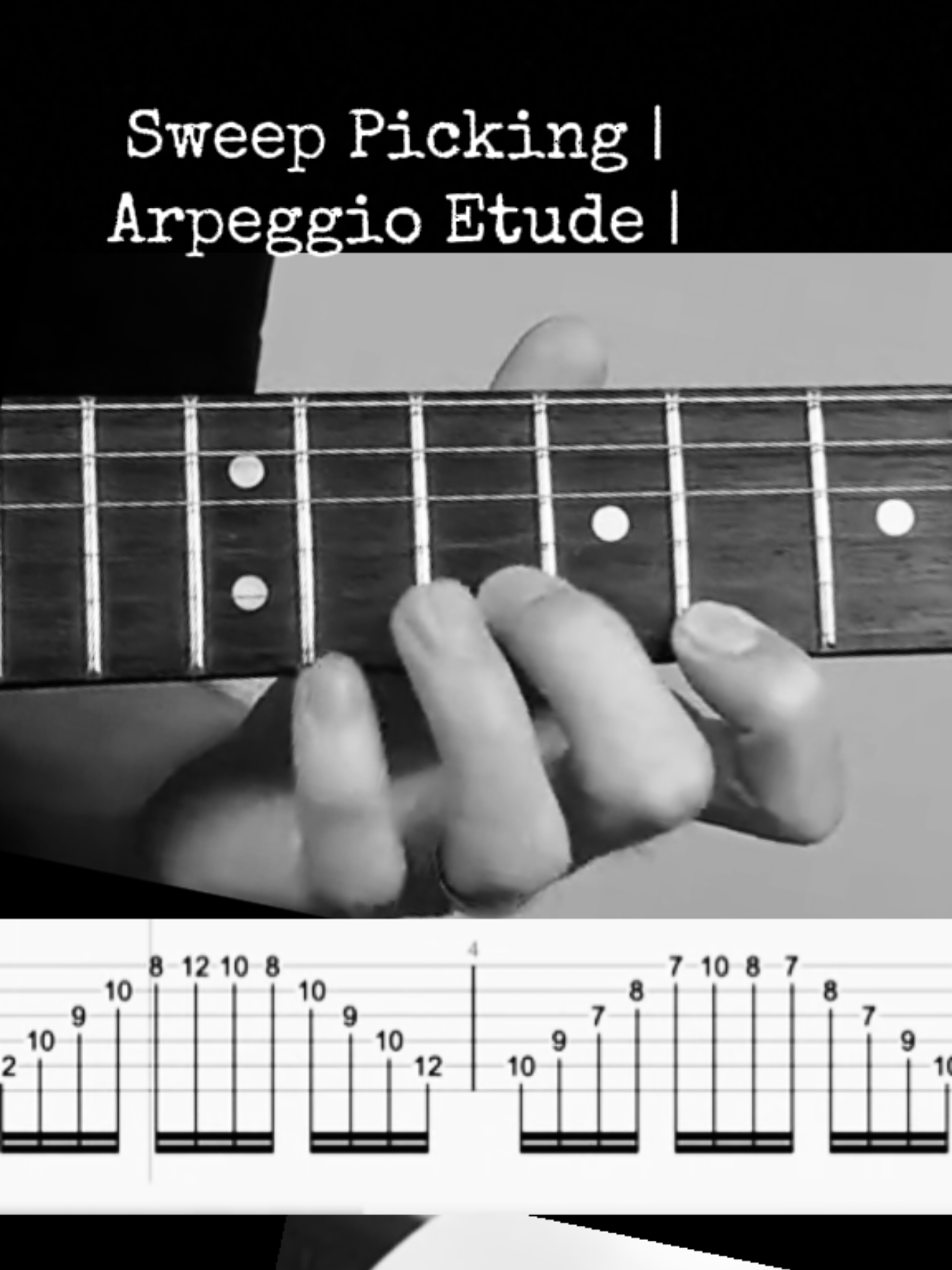 🎧 Sweep Picking | Arpeggio Etude | Electric Guitar Lesson 💾 Save it — it’s beautiful. #guitarlesson #guitartutorial 