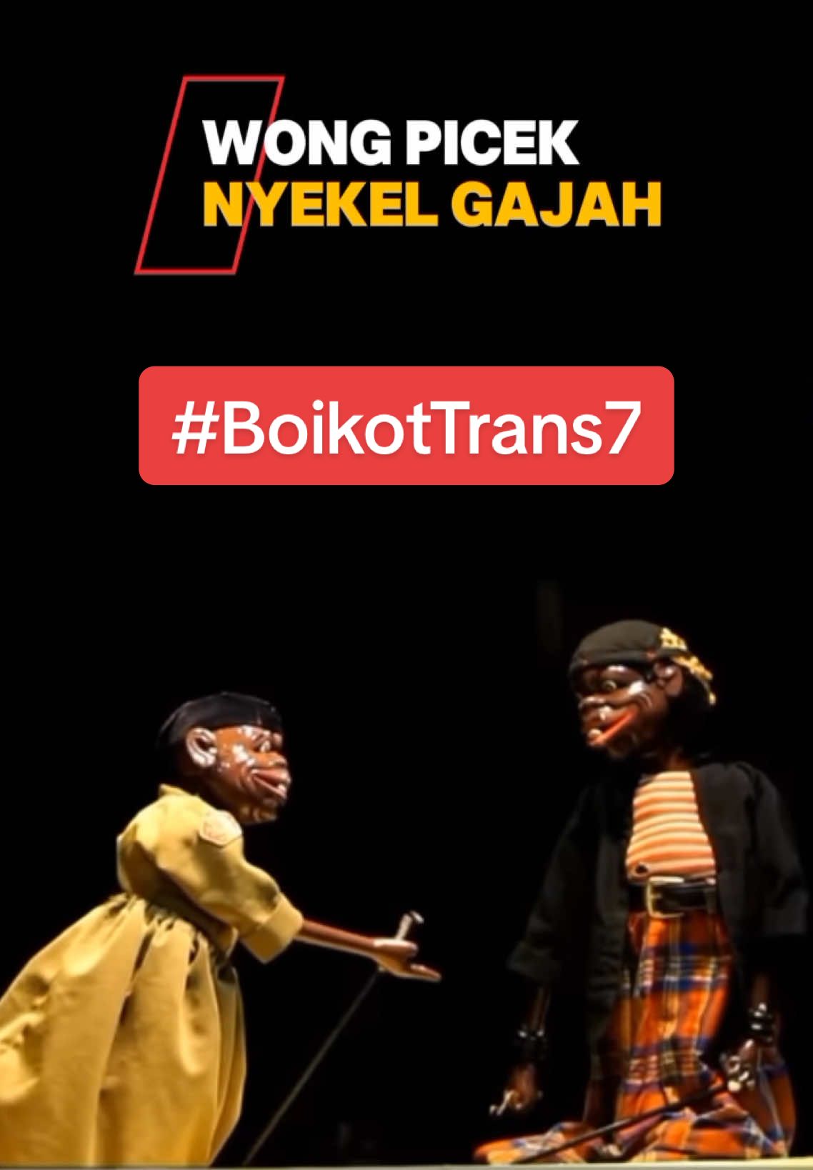 Jare Slenteng, “WONG PICEK NYEKELI GAJAH!!” Angger ora paham sudut pandang romantismene, aja ngukur nganggo carane dewek len. Mulane dolane sing adoh, kancane sing akeh, ngopine sing kentel, meleke sing bengi, ngobrole sing asik dadine bisa paham romantismene uwong-uwong kuwe beda-beda. Kuwe sing dimaksud Bhineka Tunggal Ika 🇲🇨 Cungur kuwe aja dilepeti tai keh, ngambung kembang wangi nemen ya monine mambu tai, soale cungure dilepeti tai sih 😌 Modernisasi saiki kayong medeni nemen sih ya 😭 #boikottrans7 !! . . #wayangsantrikiharyo #kiharyosusilo #kiharyoenthussusmono #pesantren 