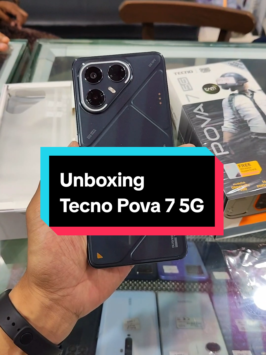 UNBOXING | TECNO POVA 7 5G 💥💥 Buat yang mau cari ponsel Gaming Performa cepat dari Mediatek Dimensity 7300 Ultimat, design cakep dengan fitur lampu LED yang bisa dimodifikasi sendiri gayanya. #tecno #pova7series #infinix #itel #fpstoretrenggalek 
