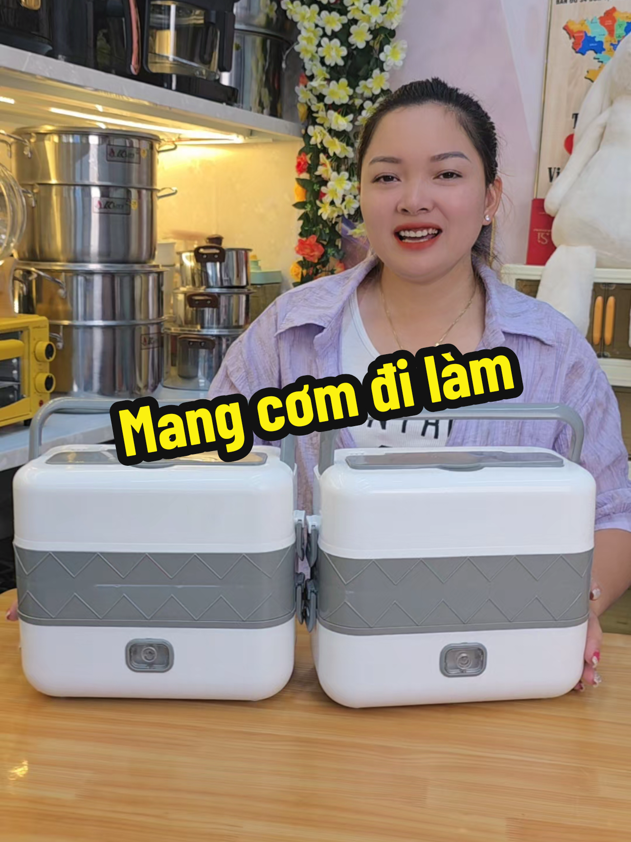 Vừa có thể hâm nóng vừa có thể nấu cơm trực tiếp#khosihunghue #hopcomvanphong #hopcomcamdien 