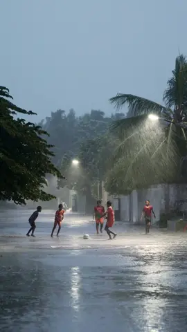No boots, no rules, just rain and a dream. 