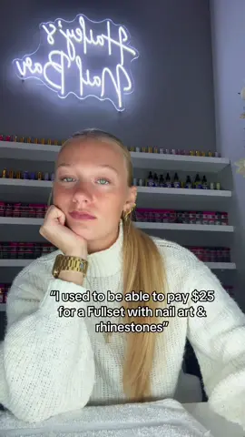 That’s just not realistic anymore😳😅 #privatenailtech #pricing #howmuchnailscost #foryoupage #nailtok 