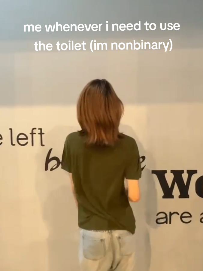 might as well just do it in the bushes  #nonbinary 