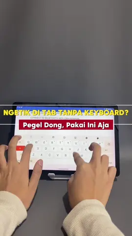 tambahin wireless keyboard gini jadi lebih nyaman😍❤️‍🔥 #keyboardwirelles #rekomendasikeyboard #tabA09 #nazlia