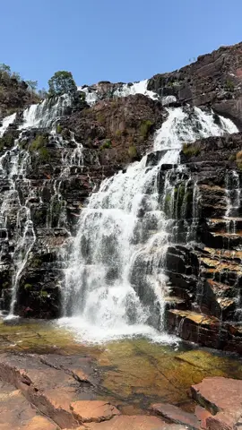Almeçegas 1000 na Catarata dos Couros📍  #chapadadosveadeiros #brasil #paradise #nature #cachoeira 