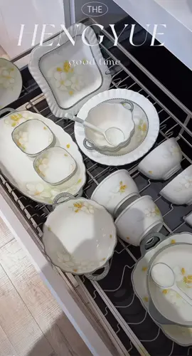 BỘ BÁT ĐĨA HOA CÚC HOẠ MI NHÃ NHẶN, MEN SÁNG BÓNG #xuhuong #viral 