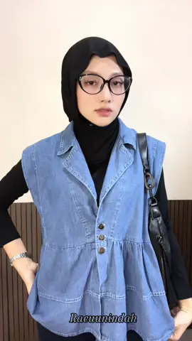 Wajib punya Vest ya ini cakep 🥰 #vest #outer #vestjeans 