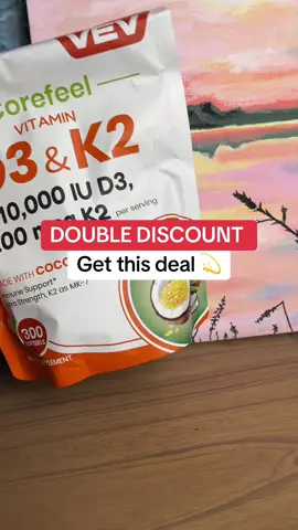Vev Corefeel vitamin D3 and K2 coconut oil Trending TikTok shop items health wellness beauty Women’s Products Women 30+ Women 40+ Trending Products Must Buy Flash Sale Discount  #tiktokshoprestock #superbrandclub #TikTokShopCreatorPicks #viralontiktokshop 