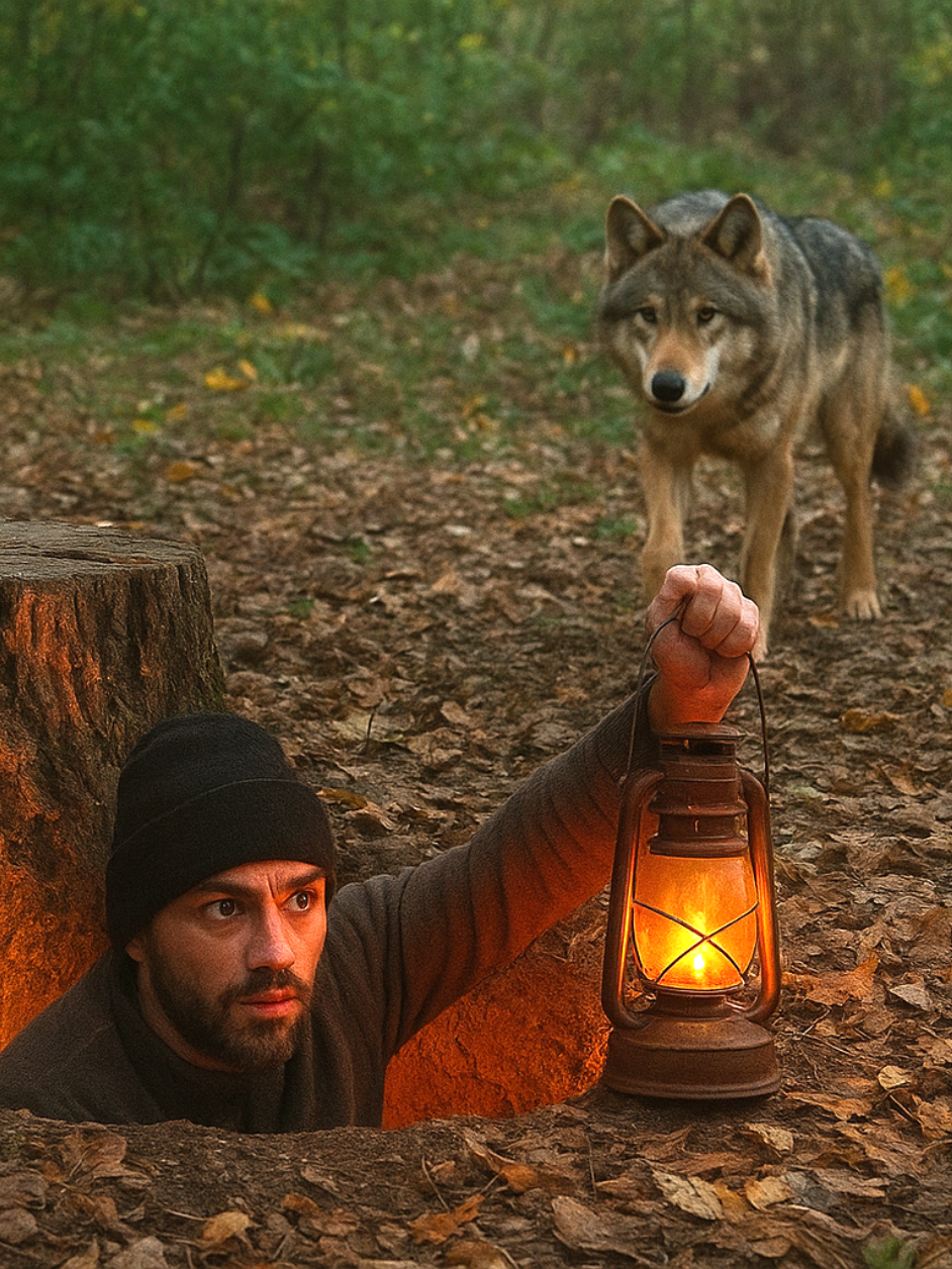 Quickly build a shelter around the primeval forest #outdoor #bushcraft #viral #Camping #2025 