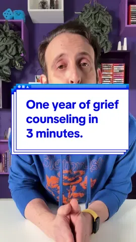 One year of grief counseling in 3 minutes.  #MentalHealth #therapy #datingadvice #grief #breakup 