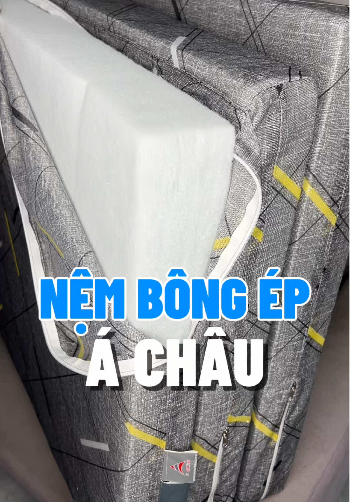 Nệm bông ép thoáng mát và đàn hồi tốt. #nembongep #nemgapgon #nemcaosunon #nem #minhladinhhaday 