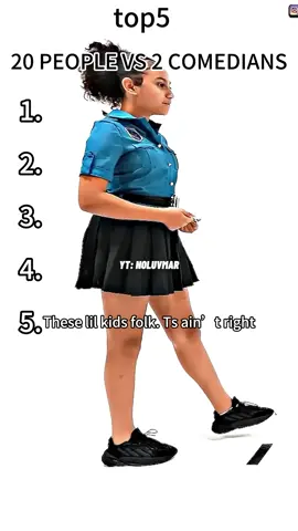 20 PEOPLE VS 2 COMEDIANS LIL RT & LIL WOODY