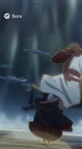 Jesus split the sea to fight off the devil exorcist #anime #ai #sora2