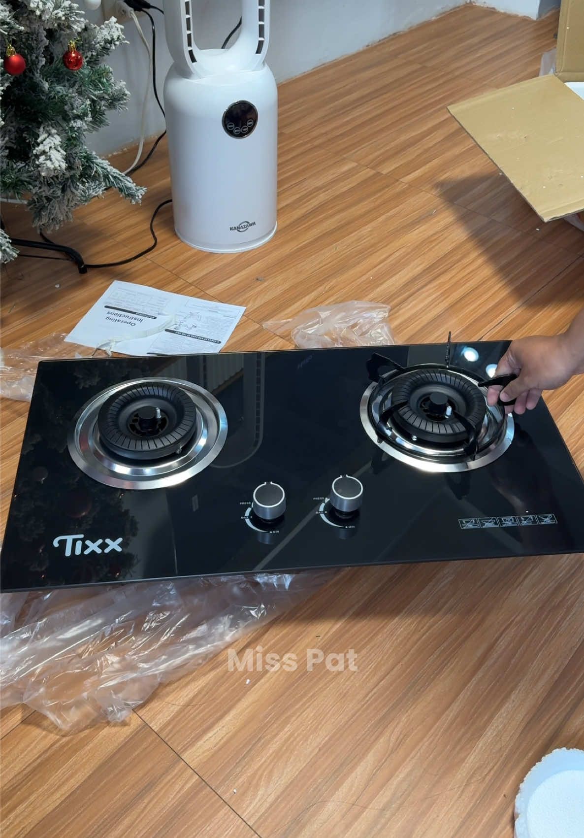 Naka gas stove na kami dito sa bahay!😱 grabe ang gandaaa #tixx #gasstove #fyp #apartmentliving #stove 