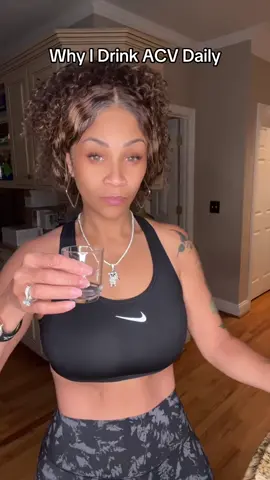 Did you drink your ACV today? #kickweightwithkeisha #acv #applecidervinegar 