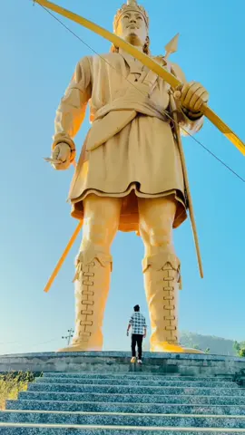 Big statue of king yalambar at khotang 🥰      #viral #fyp #trending #khotang 