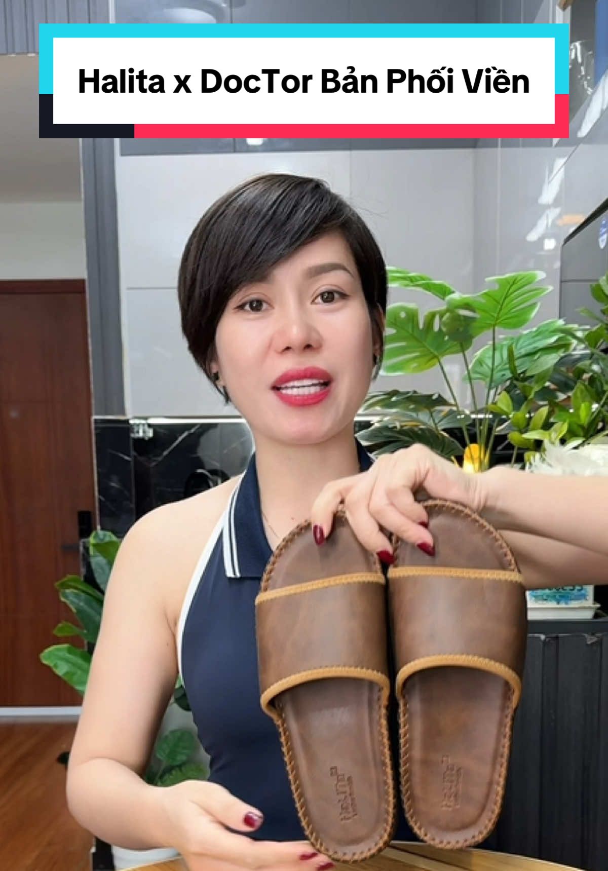Halita x DocTor Bản Phối Viền] Dép Nam HaLiTa Da Bò Vân Chống Thấm Nước Đế Băng Nhẹ Có Răng Cưa Chống Trơn Trượt Cao Su #depda #depcongthaihoc #dephalita #cindythuytichcuc