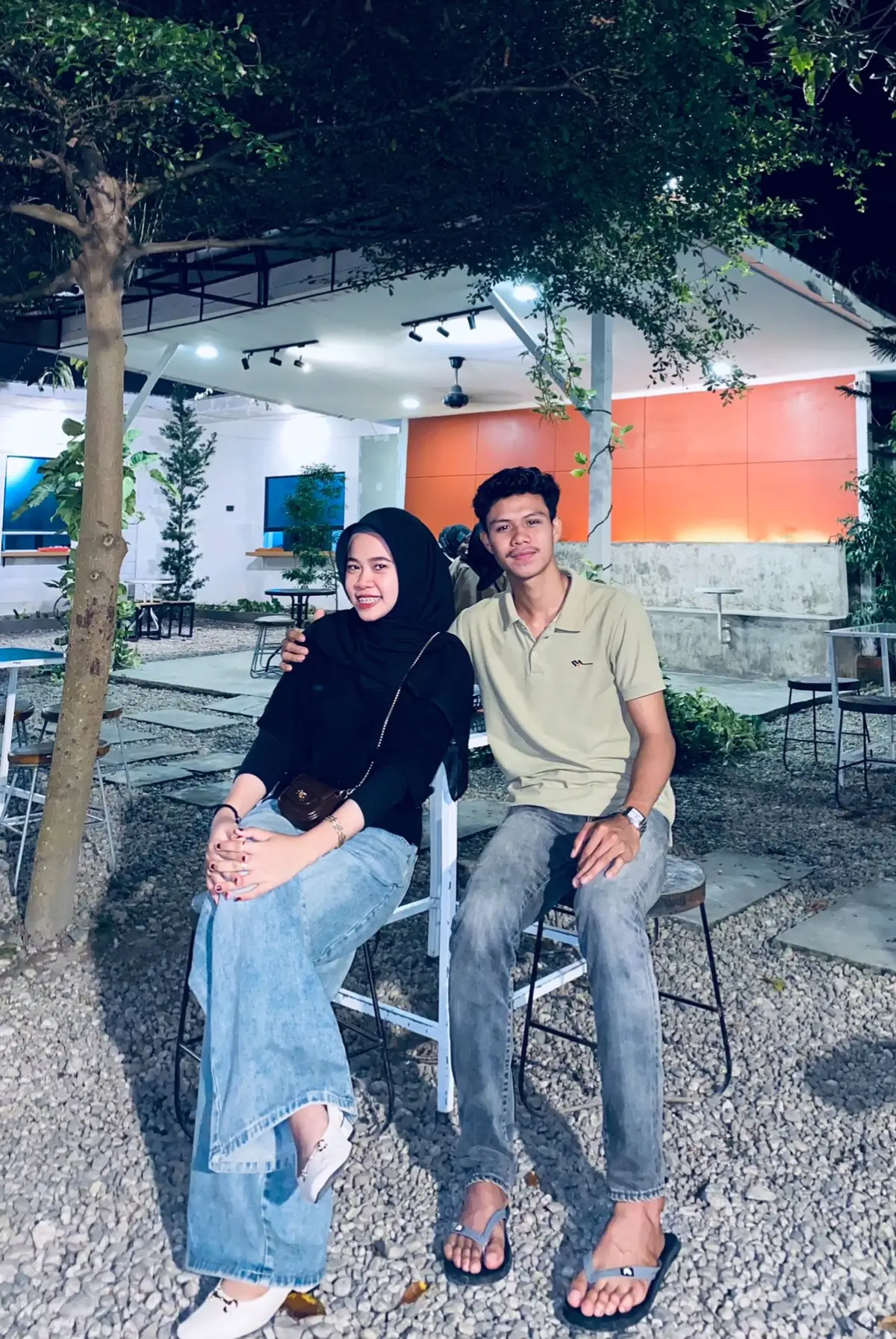 hahaha😜 #fyp #foryoupage #lewatberanda #myboyfriend @Rifkhi zulfandi 🥊 