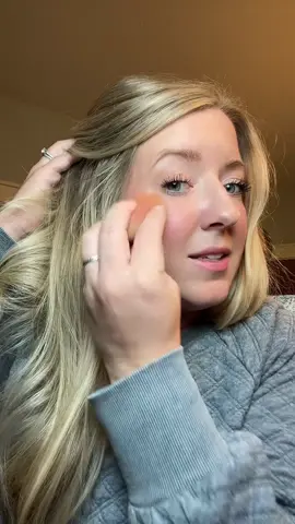 Just a few drops of @Saie Dew Blush = instant natural glow!  It’s dewy, buildable and simply the best!  #bestblush #glowymakeup #naturalglow #cleanbeauty #tiktokshopcreatorpicks 