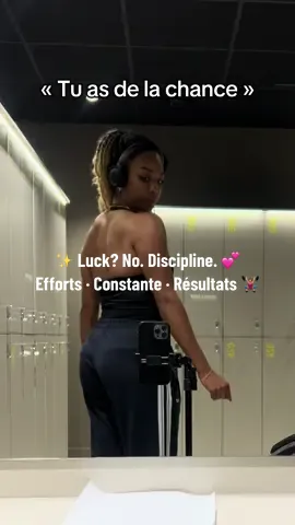 Ce n’est pas de la chance juste de la discipline 🧏🏾‍♀️ #gymprogres #discipline #motivation #creatorsearchinsights 