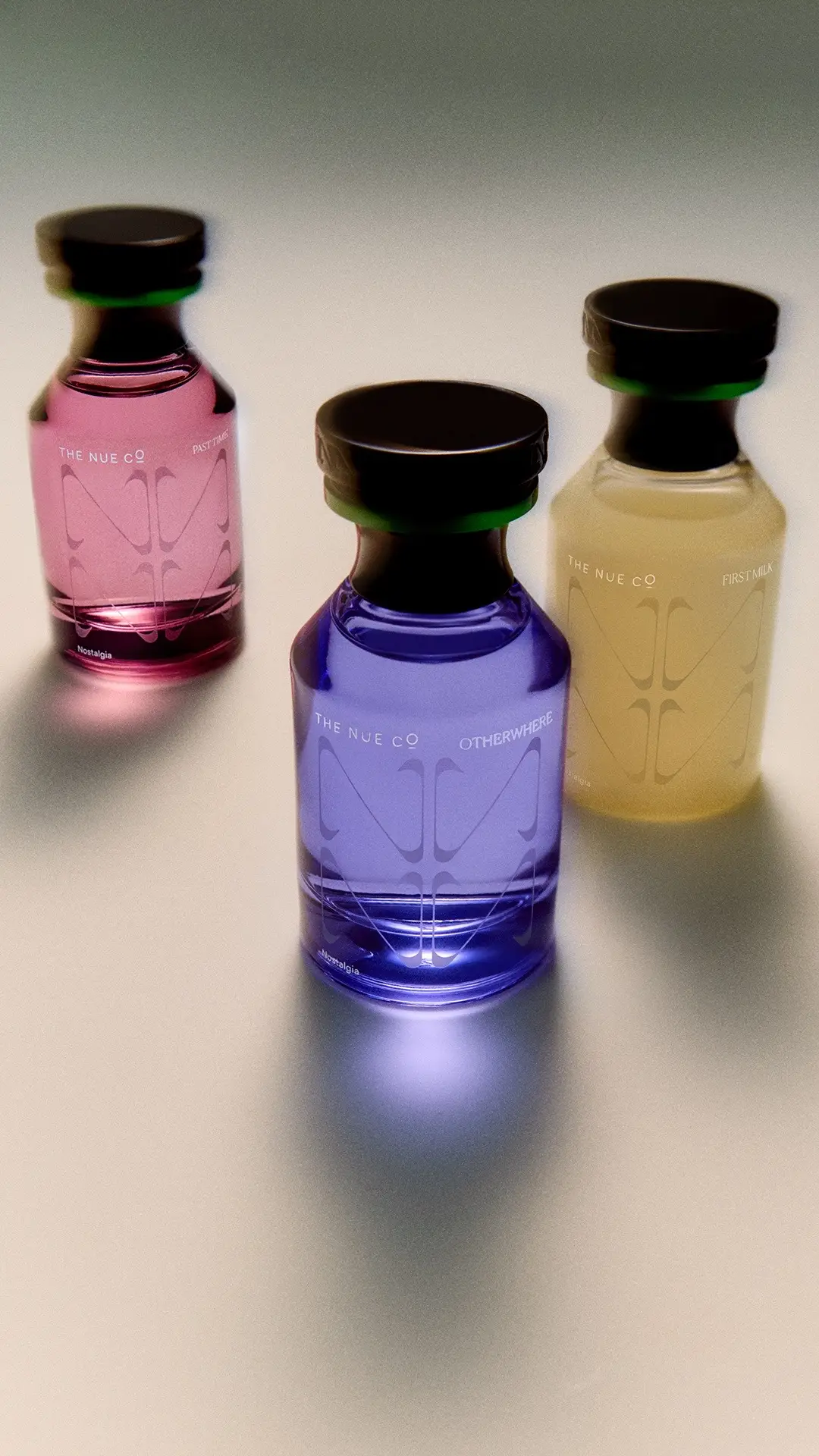 A trio of nostalgia-inspired Functional Fragrances developed with neuroscent technology to create comfort and intimacy. Built for layering, they adapt seamlessly to your body’s chemistry, evoking personal memories through gourmand notes. First Milk – your earliest scent memory, with almond milk, tonka bean, french vanilla and cashmere woods.  Past Time – Ambrette, coconut milk, amber musk, rhubarb, sandalwood  Otherwhere – Caramel, oud, incense, sandalwood- unexpected yet deeply nostalgic. Wear them individually, as amplifiers, or layered together to create a scent story that feels familiar yet entirely your own. #nostalgia #fragrancetiktok #gourmandperfume #functionalfragrance #newlaunch 