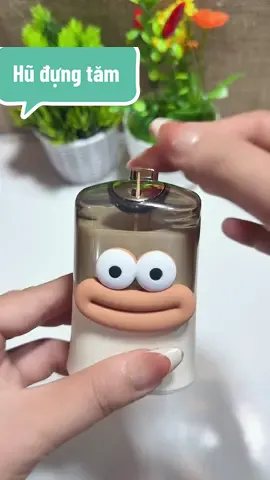 Hũ đựng tăm có nút nhấn #tieungoc #cachlai #hudungtam #hudungtamtudong #hudungtamxiarang 