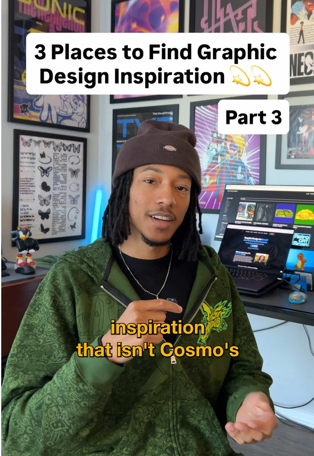 3 Places to find graphic design inspiration that isn’t Cosmos or Pinterest 😮‍💨👌🏾 Part 3! #graphicdesign #designtok 