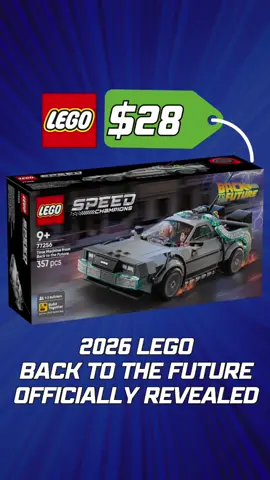 FIRST LOOK: $28 LEGO Back to the Future Delorean Time Machine revealed! 💥 This Speed Champions set has 357 pieces, two brand new minifigs, and is a 2-in-1 model that’ll retail for just $28. What a deal! What are your thoughts on this set? #lego #legonews #backtothefuture #delorean #bttf 