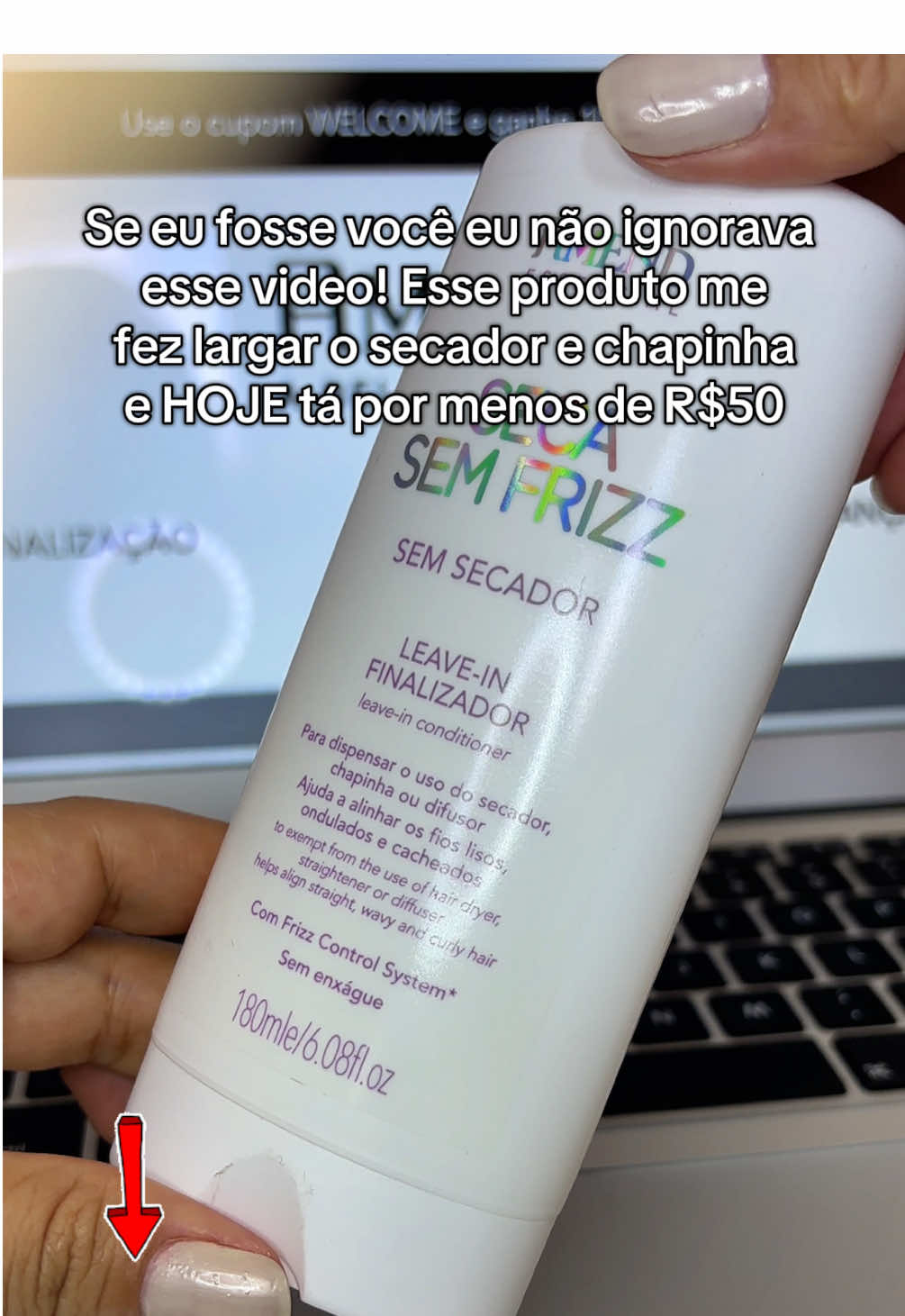 O produto que me fez não usar mais secador! @Amend Cosméticos você é perfeita! #amend #cuidadoscomcabelo #secasemfrizz #autoestima #cabelo 