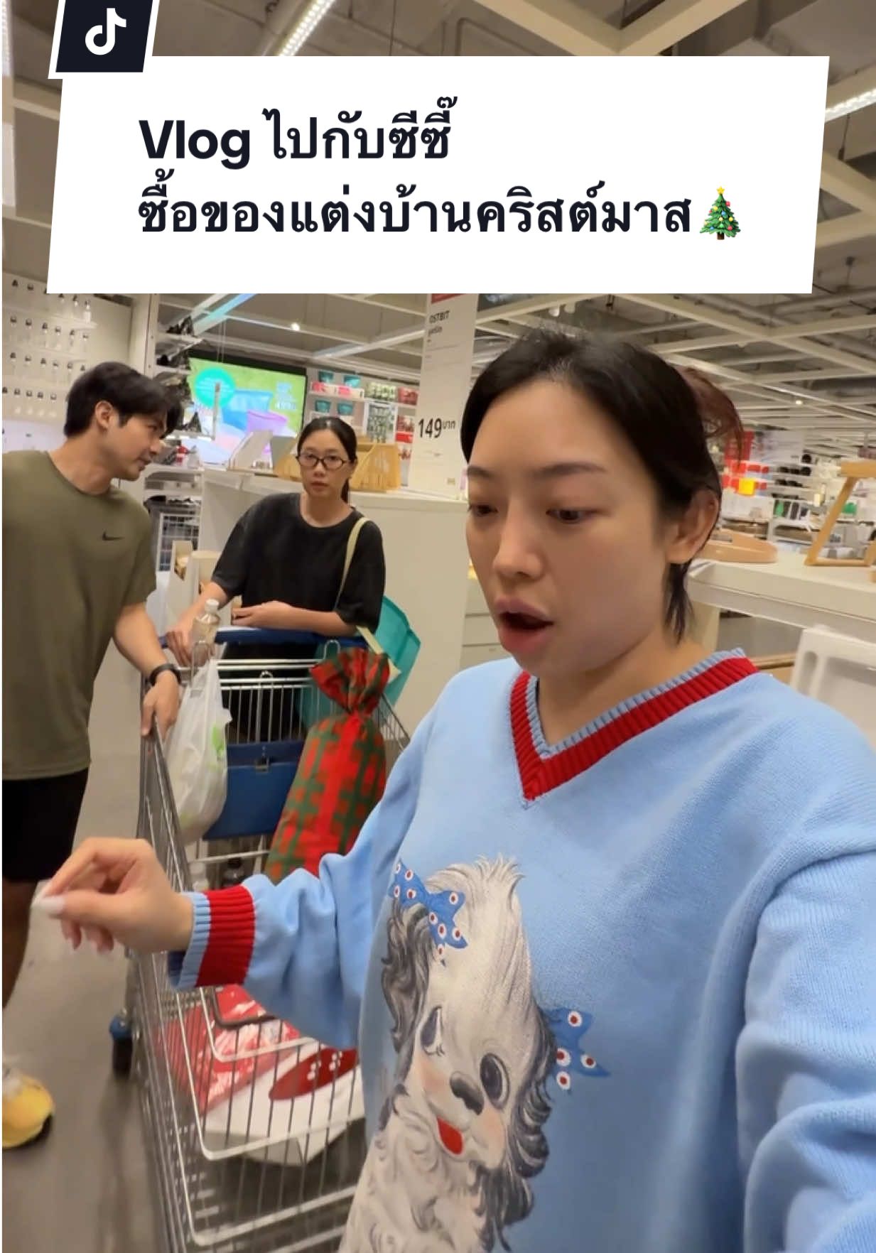 Vlog ไปกับซีซี๊ ซื้อของแต่งบ้านคริสต์มาส🎄 @ACHI990 @ดิววี่อยู่ไหน 
