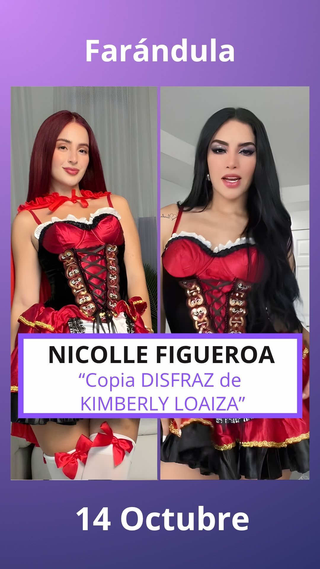NICOLLE Figueroa copia a KIMBERLY LOAIZA #nicollefigueroaa #kimberlyloaiza 
